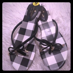 ♠️ KATE SPADE ♠️ New York Buffalo Check Flip Flop